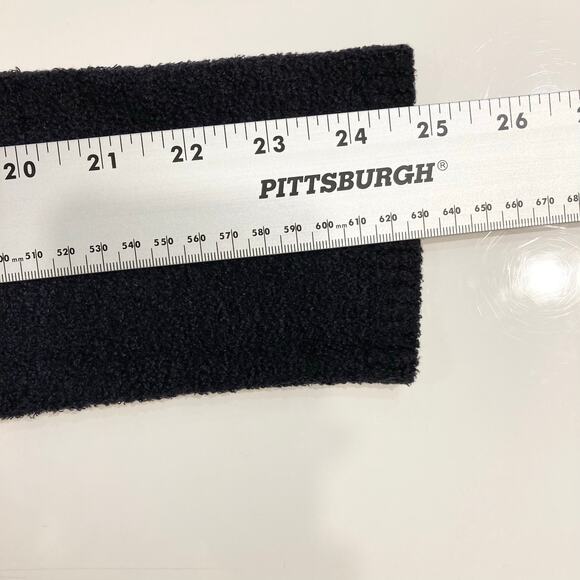 NWOT BAREFOOT DREAMS Cardigan L/XL Black Cozychic Lite Open-Front “Calypso Wrap” - Picture 11 of 11